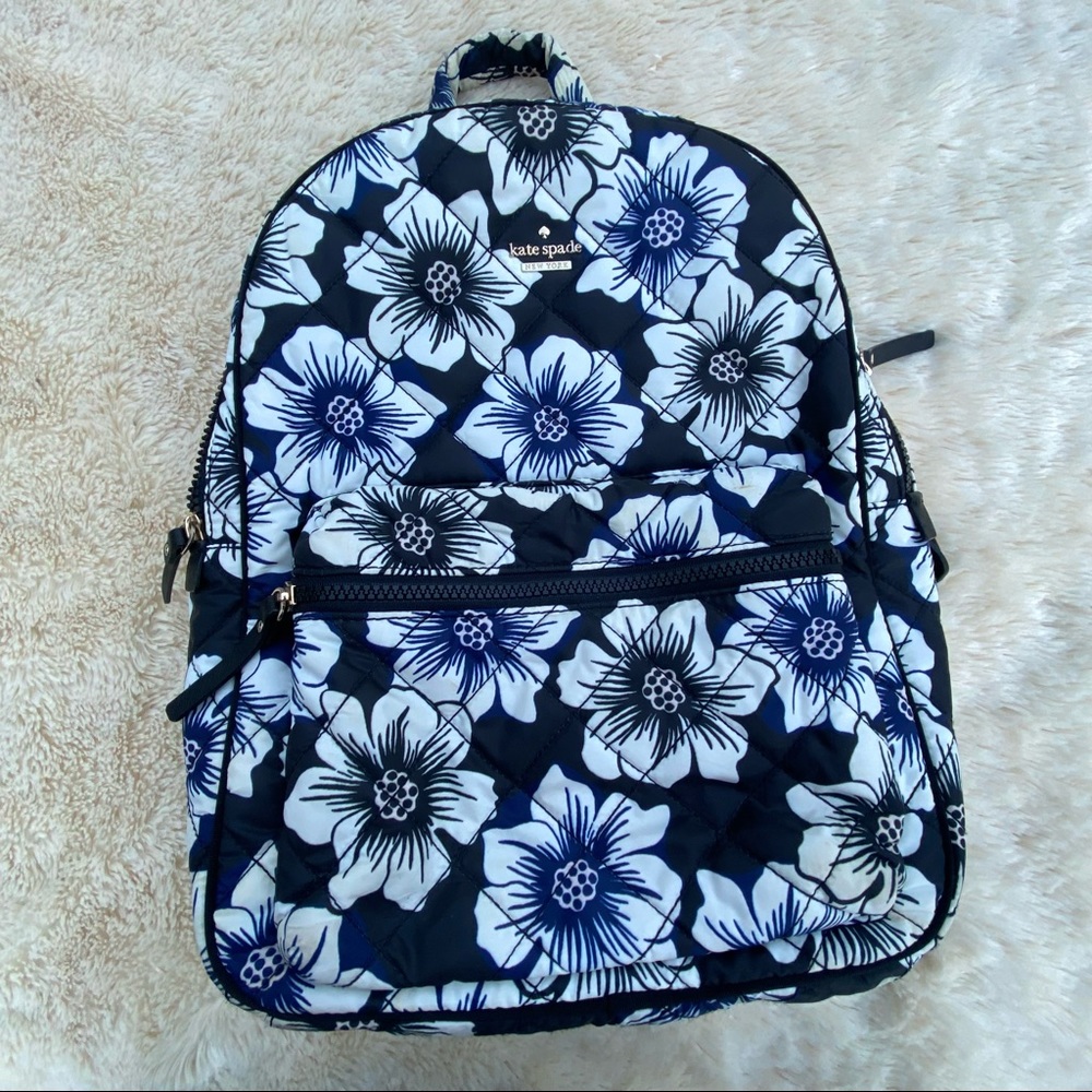 Kate spade floral backpack